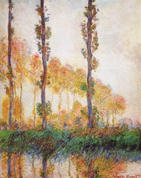 Claude Monet, Kavaklar (Sonbahar) 1891