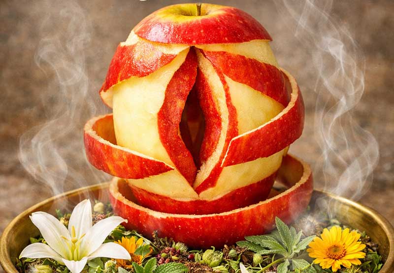 Elma kabuğunun yonisi